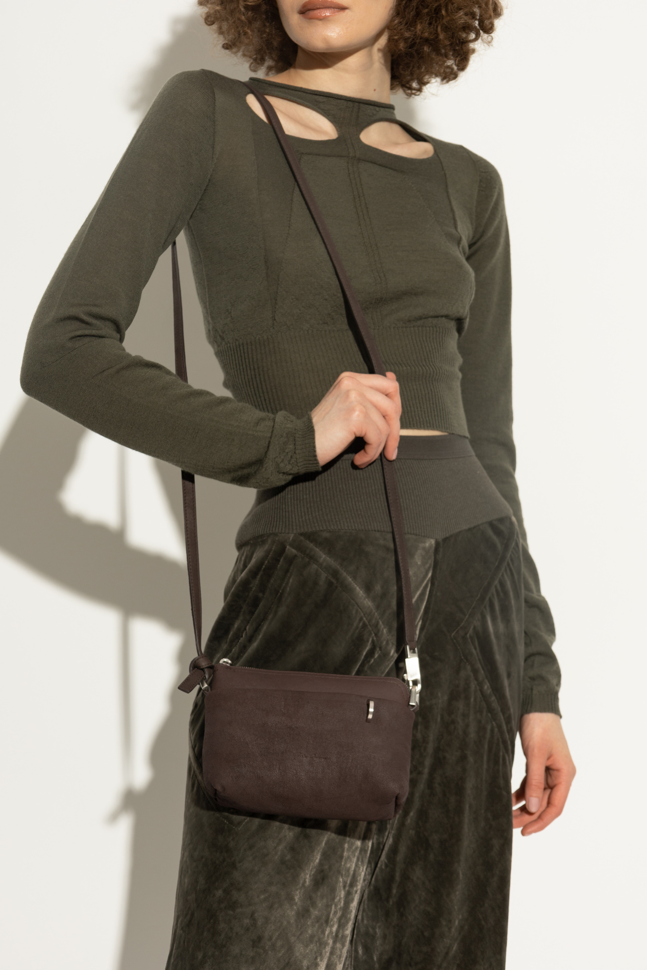 Rick Owens Leather bag `Small Adri` | Women's | Vitkac